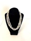 Multi-Strand Pearl and Agate Necklace